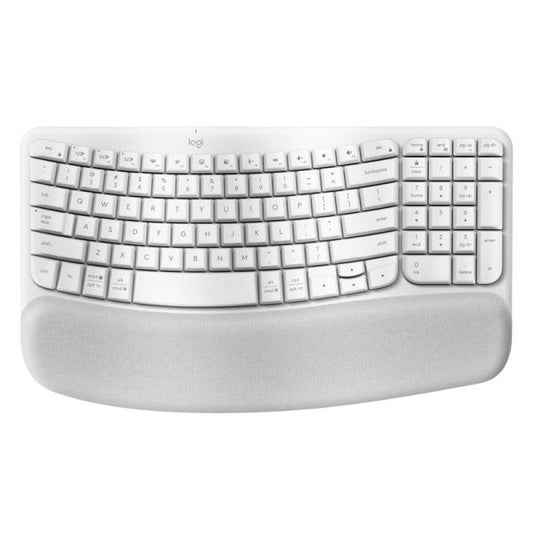 TECLADO LOGITECH ERGO WAVE KEYS INALÁMBRICO BLUETOOTH INGLÉS 920-012275