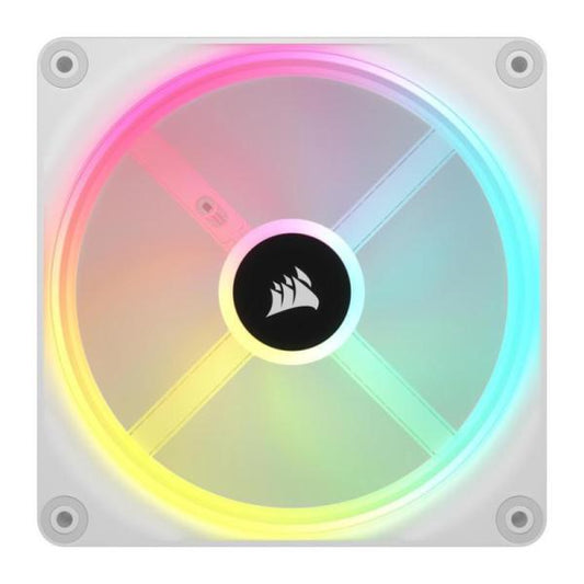 ABANICO CORSAIR QX140 140MM RGB PWM WHITE CO-9051007-WW