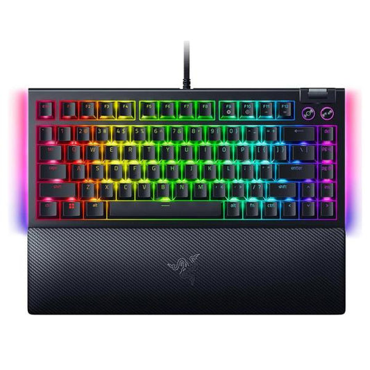 TECLADO GAMING RGB RAZER BLACKWIDOW V4 MECÁNICO ALÁMBRICO USB INGLÉS SWITCH NARANJA RZ03-05000200-R3U1