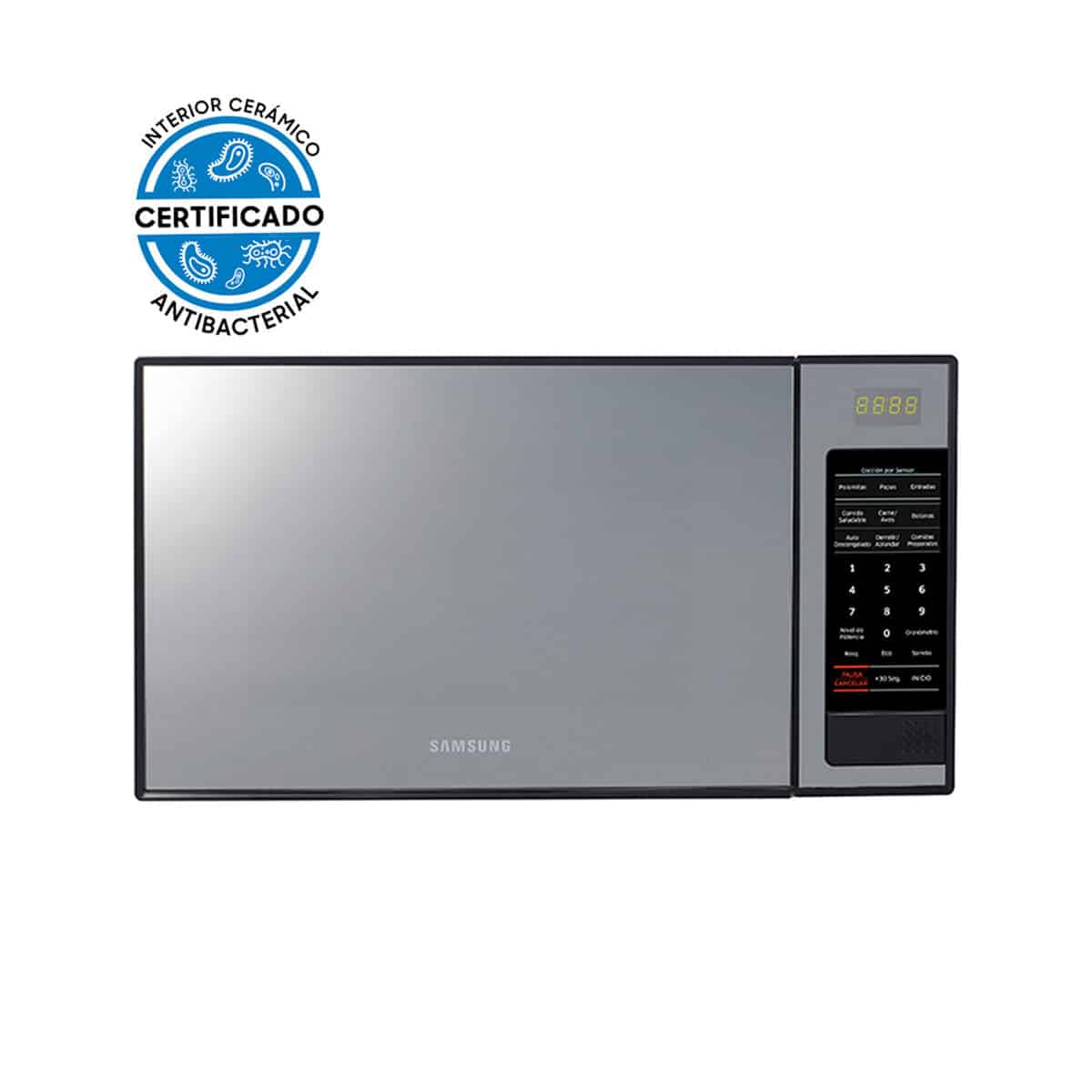 Microondas Samsung 1.4 Pies, Cerámica Enamel, Eco Mode 1000W