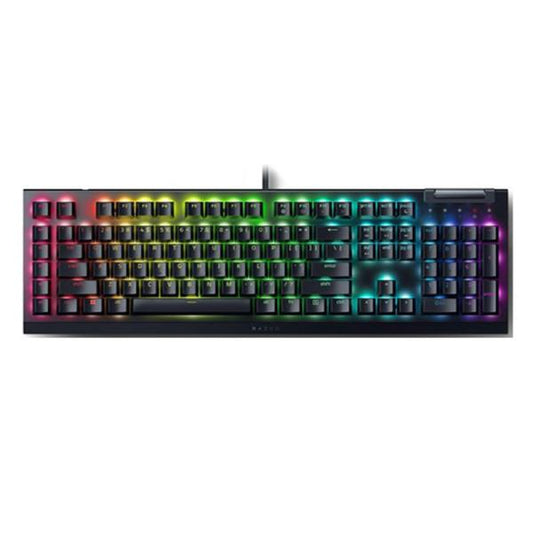 TECLADO GAMING RGB RAZER BLACKWIDOW V4 X MECÁNICO ALÁMBRICO USB ESPAÑOL SWITCH AMARILLO RZ03-04702800-R311