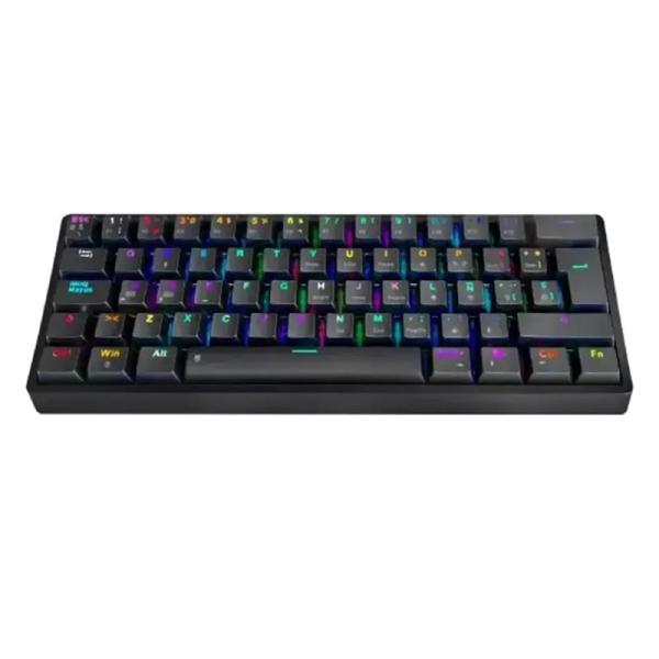TECLADO GAMING RGB EAGLE WARRIOR KAY182U0003C  60% MECÁNICO INALÁMBRICO BT ESPAÑOL