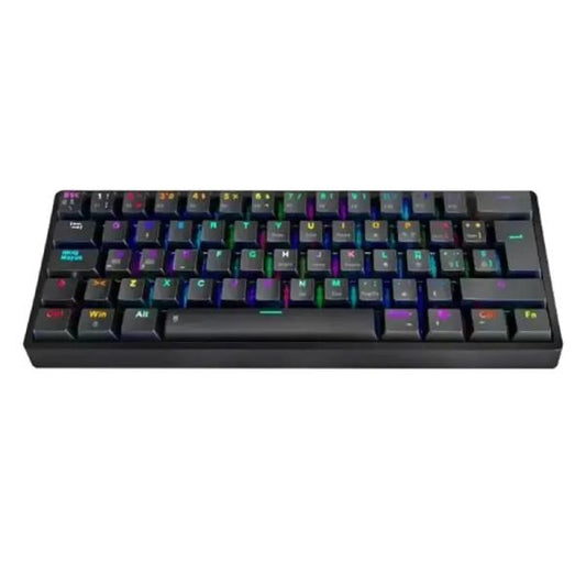 TECLADO GAMING RGB EAGLE WARRIOR KAY182U0003C  60% MECÁNICO INALÁMBRICO BT ESPAÑOL