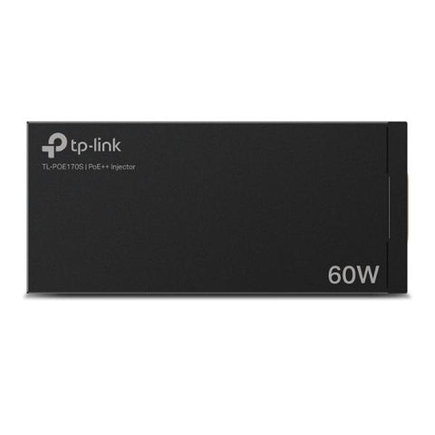 INYECTOR POE++ TP-LINK TL-POE170S 60W GIGABIT 10/100/1000 MBPS 802.3AF/AT/BT NEGRO