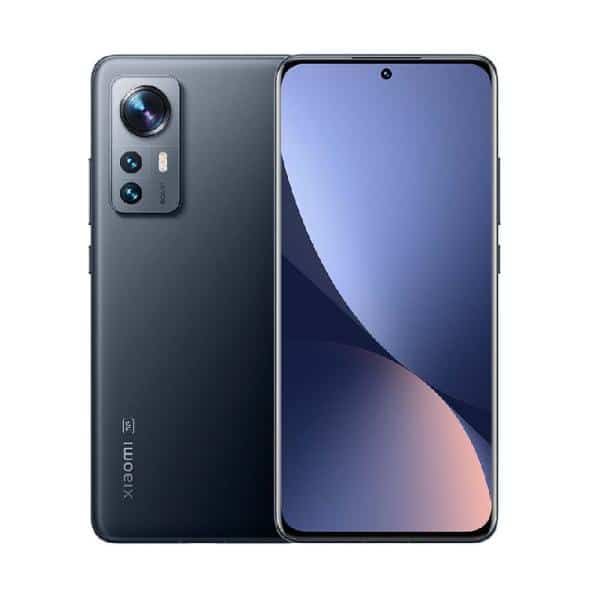 CELULAR XIAOMI 12 EU 8GB+128GB GRAY front and back view showing large display and triple camera