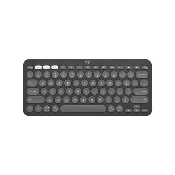 TECLADO  LOGITECH PEBBLE KEYS 2 K380S MEMBRANA INALÁMBRICO BLUETOOTH INGLES 920-011775