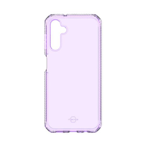 ITSKINS CASE FOR SAMSUNG A14 SPECTRUM R//CLEAR LIGHT PURPLE, durable protection with a stylish purple tint, displayed on white background