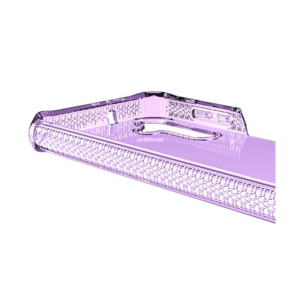 ITSKINS CASE FOR SAMSUNG A14 SPECTRUM R//CLEAR LIGHT PURPLE showing side detail
