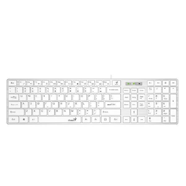 TECLADO GENIUS SLIMSTAR 126 MEMBRANA ALÁMBRICO USB ESPAÑOL 31310017409