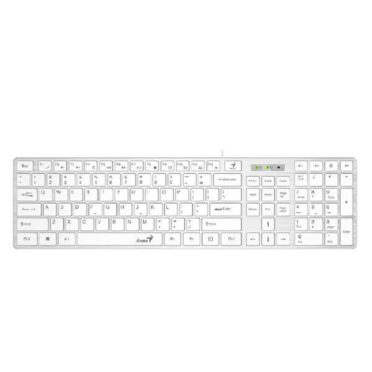 TECLADO GENIUS SLIMSTAR 126 MEMBRANA ALÁMBRICO USB ESPAÑOL 31310017409