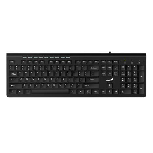 TECLADO GENIUS SLIMSTAR 230II MEMBRANA ALÁMBRICO USB ESPAÑOL 31310048401