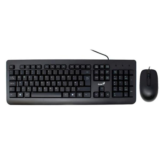 TECLADO Y MOUSE GENIUS KM-160 ALÁMBRICO USB ESPAÑOL 31330001414