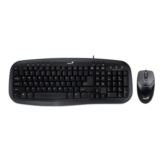 TECLADO Y MOUSE GENIUS SMART KM-200  ALÁMBRICO USB ESPAÑOL 31330003401