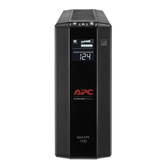 UPS APC PRO BX 1350VA TORRE COMPACTA 120V AVR LCD 10 TOMACORRIENTE NEMA 5 SOBRETENSIONES BX1350M-LM60
