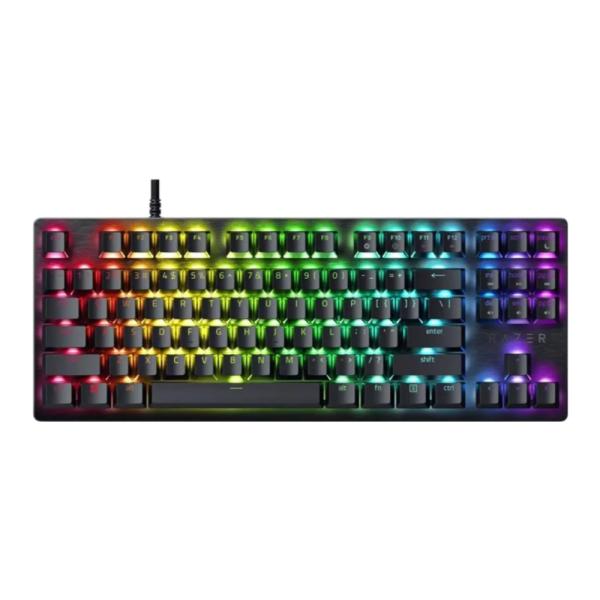 TECLADO GAMING RGB RAZER HUNTSMAN V3 X TKL MECÁNICO ALÁMBRICO USB ESPAÑOL SWITCH MORADO RZ03-05021700-R311