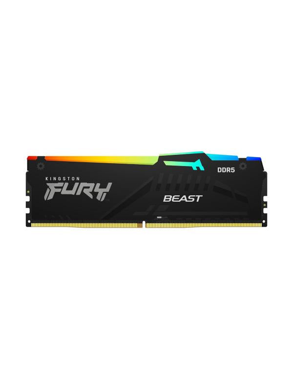 MEMORIA PC 32GB DDR5 4800MHZ KINGSTON FURY BEAST RGB KF548C38BBA-32