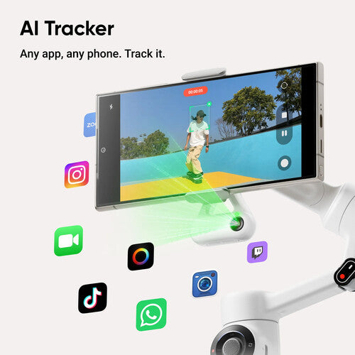 INSTA360 FLOW 2 AI TRACKER BUNDLE GRAY INS-FW2-TCK-GR