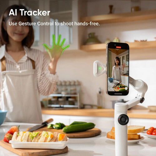 INSTA360 FLOW 2 AI TRACKER BUNDLE GRAY INS-FW2-TCK-GR