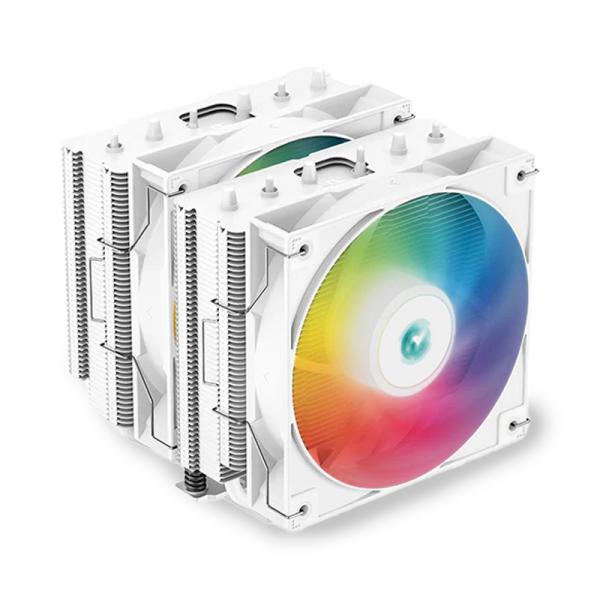 ABANICO DEEPCOOL AG620 WH ARGB 120MM DOBLE PARA CPU BLANCO R-AG620-WHANMN-G2