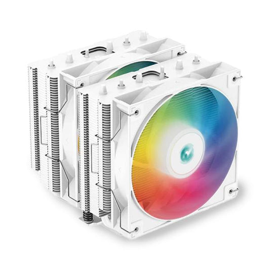 ABANICO DEEPCOOL AG620 WH ARGB 120MM DOBLE PARA CPU BLANCO R-AG620-WHANMN-G2