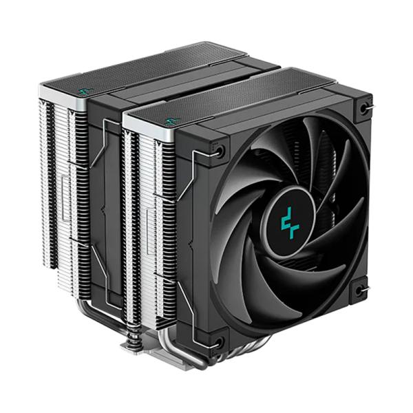 ABANICO DEEPCOOL AK620 V2 120FDB DOBLE PARA CPU SILENCIOSO NEGRO R-AK620-BKNNMT-G