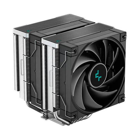 ABANICO DEEPCOOL AK620 V2 120FDB DOBLE PARA CPU SILENCIOSO NEGRO R-AK620-BKNNMT-G