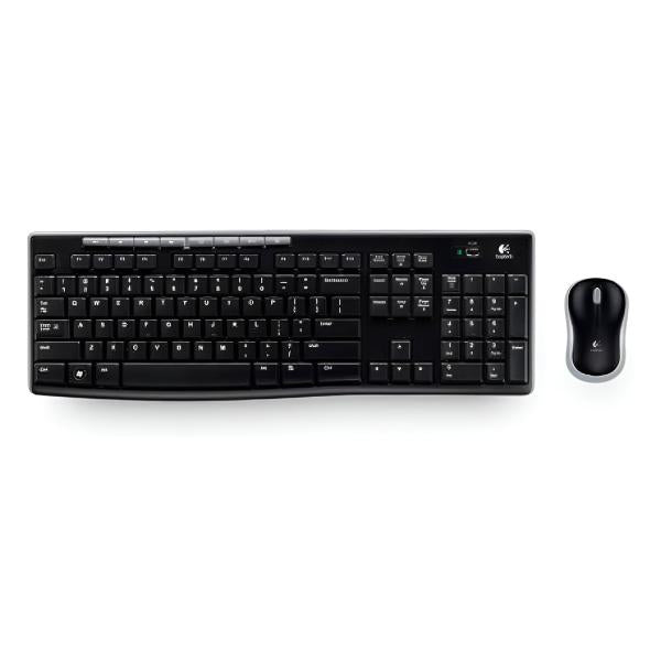 TECLADO Y MOUSE LOGITECH MK270 COMBO MEMBRANA INALÁMBRICO 2.4 GHZ INGLES 920-004536