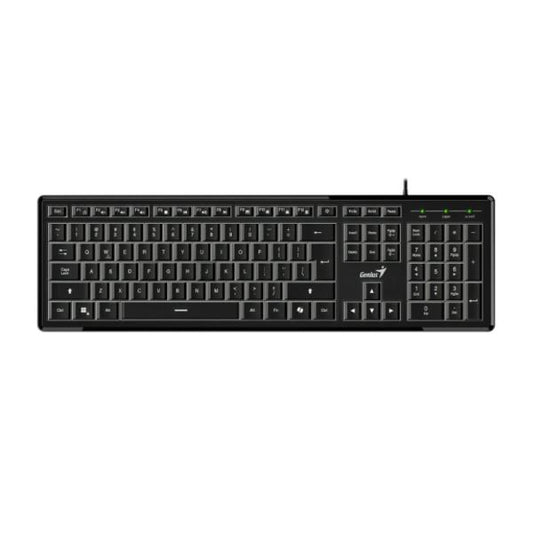 TECLADO GENIUS SLIMSTAR 820 MEMBRANA ALÁMBRICO USB ESPAÑOL 31310055401