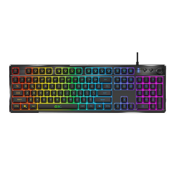 TECLADO GAMING RGB GENIUS K7 MEMBRANA ALÁMBRICO USB ESPAÑOL 31310056401