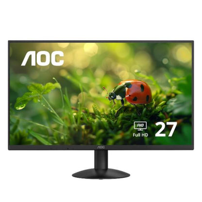 MONITOR 27" AOC 27B30H FHD IPS 1920 X 1080 100 HZ 1MS HDMI VGA PLANO NEGRO