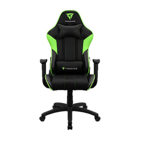 SILLA  THUNDERX3 EC3-BLACK-GREEN(STEEL BASE) TEGC-2027101.G3
