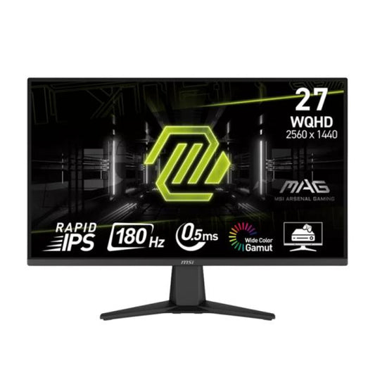 MONITOR MSI PLANO 27" MAG 275QF QHD 2560X1440 IPS 170HZ FREESYNC HDMI y DP 9S6-3CE21M-014