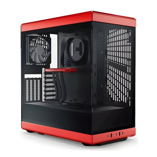 CASE GAMING HYTE Y40 MID TOWER  VENTILADORES 2 DE 120MM CON VIDRIO LATERAL Y FRONTAL CS-HYTE-Y40-BR