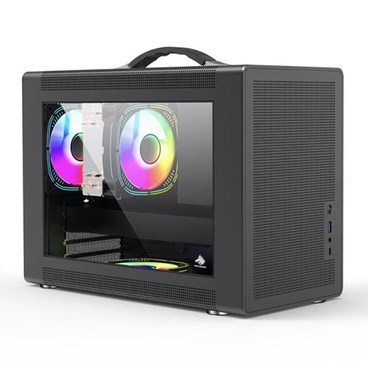 CASE GAMING  EAGLE WARRIOR MICRO ATX CG10Z7RA001C  FRONTAL MESH VIDRIO TEMPERADO