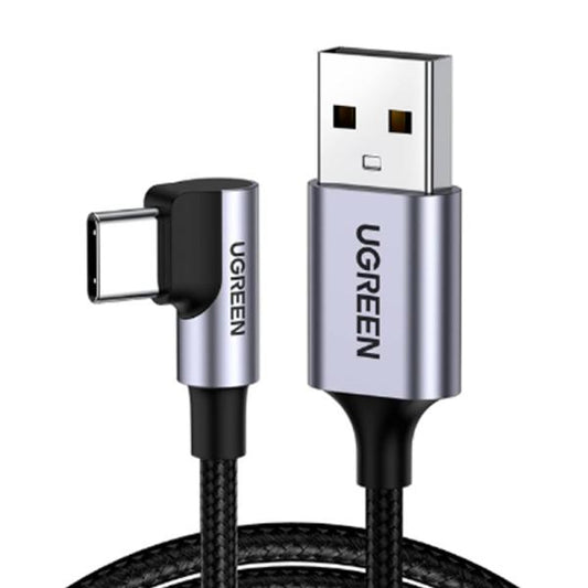 CABLE UGREEN US284 USB-A A USB-C ANGULO RECTO 2M 50942