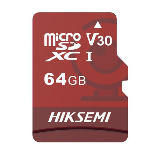 Memoria Micro Sd 64Gb Hiksemi Hs-Tf-E1 64G Clase 10 /95Mb/S / 40Mb/S Especializada Para Videovigilancia