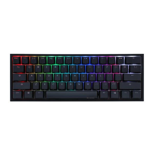 TECLADO GAMING RGB DUCKY ONE 2 PRO MINI MECÁNICO USB-C ESPAÑOL SWITCH CAFÉ DKON2061ST-BESPDAZT2
