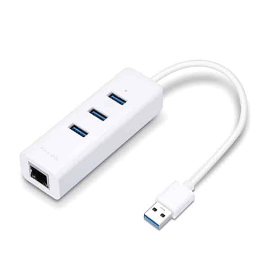 ADAPTADOR TP LINK UE330C(UN) USB-C 3 PUERTOS USB 1 PUERTO GIGABIT ETHERNET 5 GBPS