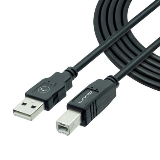 CABLE USB PARA IMPRESORA UNNO TEKNO CB4006BK 480 MBPS 1.8M