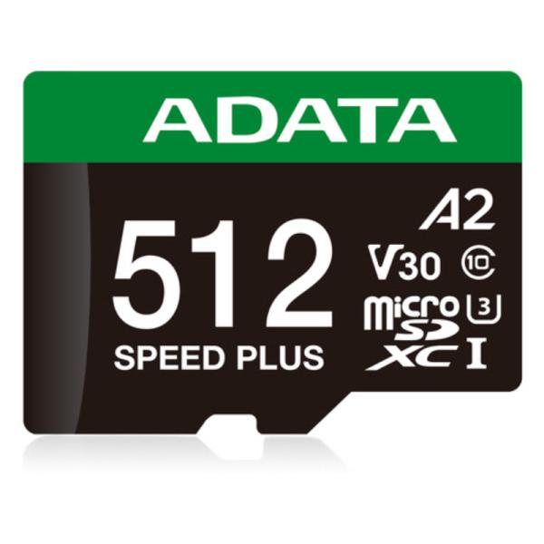 MEMORIA MICRO SDXC 512GB ADATA UD512GUI3V30A2SP-RA1 CLASE 10 180MB/S / 160MB/S