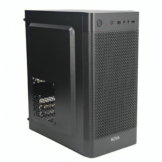 CASE NOVA CM05Q1RA003C MINI TOWER SIN VENTILACIÓN INCLUIDA CON FUENTE DE PODER 600W PE600RNF013C