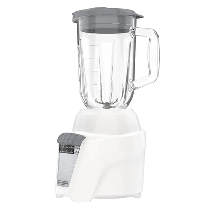 Licuadora 8 Vel+ Pulso 1.5 Ltrs Vidrio 700W Blanca Black & Decker Bl0876-1Wdla