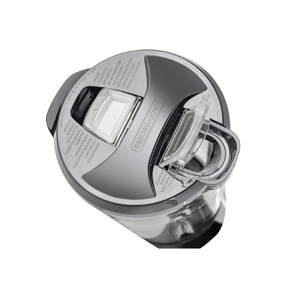 Black + Decker Licuadora 2 Veloc Jarra Vidrio 550W Blanca Blbd202Gw