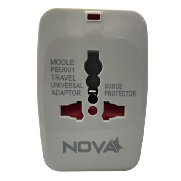 ADAPTADOR  UNIVERSAL  NOVA FEU001001C  PARA VIAJES