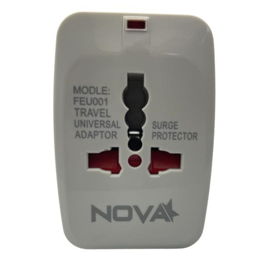 ADAPTADOR  UNIVERSAL  NOVA FEU001001C  PARA VIAJES