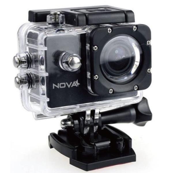 CAMARA DEPORTIVA NOVA AWM20300001C PANTALLA DE 2" 1920 X 1080 32GB CON CONTROL REMOTO