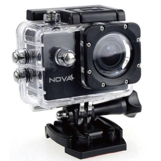 CAMARA DEPORTIVA NOVA AWM20300001C PANTALLA DE 2" 1920 X 1080 32GB CON CONTROL REMOTO