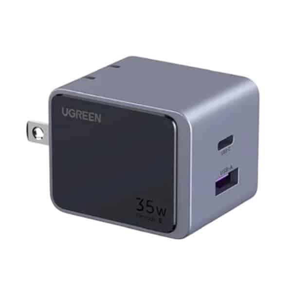 CARGADOR DE PARED UGREEN X507 NEXODE S 35W 1 PUERTO USB-A Y 1 PUERTO USB-C CARGA RAPIDA 45222