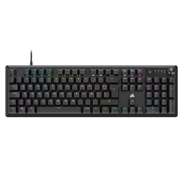 TECLADO GAMING RGB CORSAIR K70 CORE MECÁNICO ALÁMBRICO USB INGLÉS CH-910971E-SP