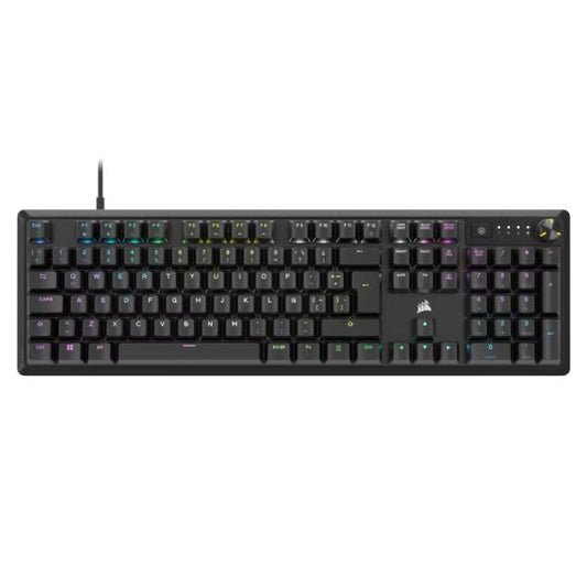 TECLADO GAMING RGB CORSAIR K70 CORE MECÁNICO ALÁMBRICO USB INGLÉS CH-910971E-SP